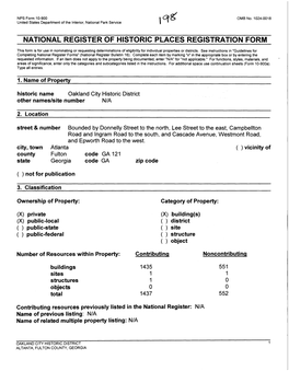 National Register of Historic Places Registration Form