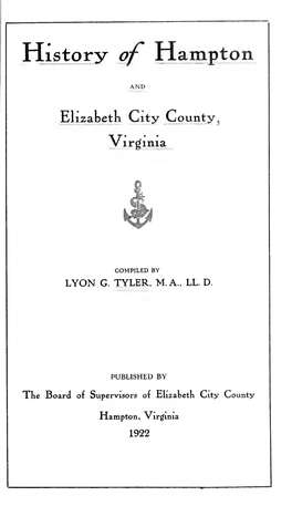 History of Hampton and Elizabeth City County, Virginia