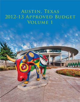 FY 2012-13 City of Austin Approved Budget