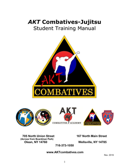 AKT Combatives-Jujitsu Student Training Manual