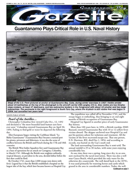 Guantanamo Plays Critical Role in U.S. Naval History