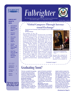 Winter 2006 Fulbright Newsletter.Pub