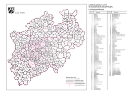 LANDTAGSWAHL 2017 in NORDRHEIN-WESTFALEN Landesamt Für Datenverarbeitung Landtagswahlkreise