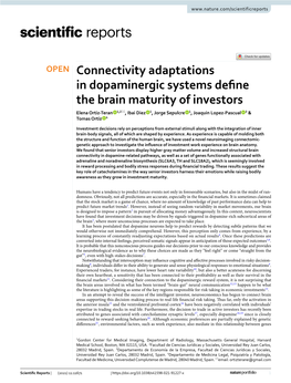 Connectivity Adaptations in Dopaminergic Systems Define The