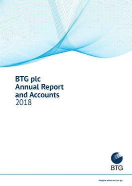 BTG Plc Annual Report and Accounts 2018 BTG Plc Annual Report and Accounts 2018