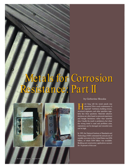 Corrosion Part II