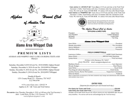 Afghan Hound Club of Austin,Inc