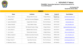 V PATEF-UPDATE 11Th National MEMBERS