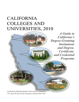 California Postsecondary Education Commission -- California Colleges
