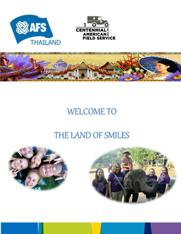 Welcome to the Land of Smiles