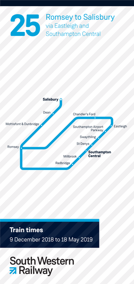 25Romsey to Salisbury