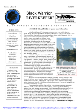 Black Warrior Riverkeeper