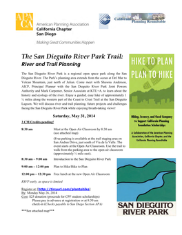 The San Dieguito River Park Trail: River and Trail Planning