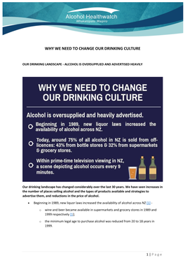 Why We Need to Change Our Drinking Culture