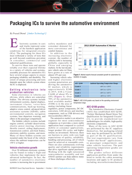 Packaging Ics to Survive the Automotive Environment