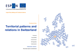 Territorial Patterns and Relations in Switzerland