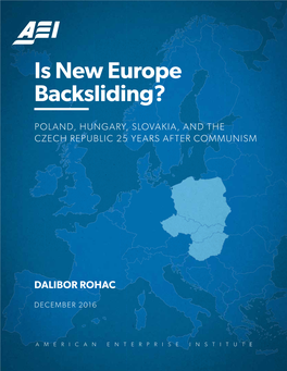 Is New Europe Backsliding?