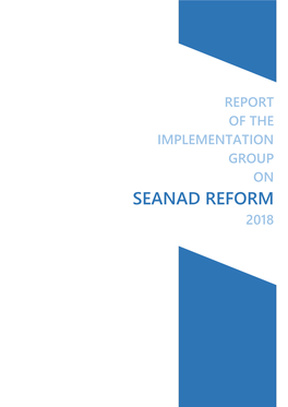 Seanad Reform 2018