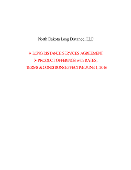 North Dakota Long Distance, LLC