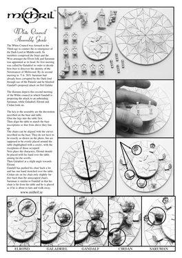 Assembly Guide the White Council Was Formed in the Third-Age to Counter the Re-Emergence of the Dark Lord in Middle-Earth