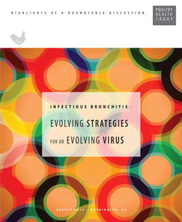 Infectious Bronchitis: Evolving Strategies for an Evolving Virus