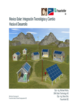 Mexico Solar: Mexico Solar: Integración Integración Tecnológica
