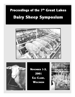 Proceedings of the 7Th Great Lakes Dairy Sheep Symposium