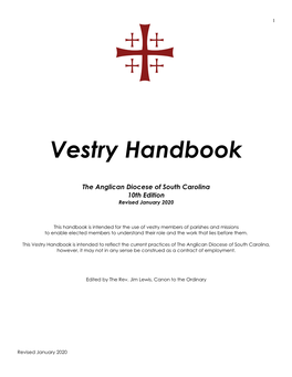 Vestry Handbook