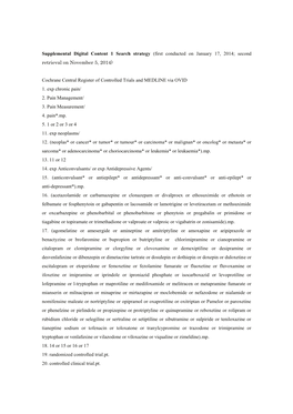 Supplemental Digital Content 1 Search Strategy (First Conducted on January 17, 2014; Second Retrieval on November 5, 2014)