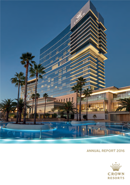 2016 Crown Resorts Limited Annual Report
