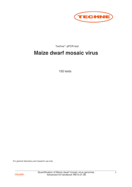 Maize Dwarf Mosaic Virus