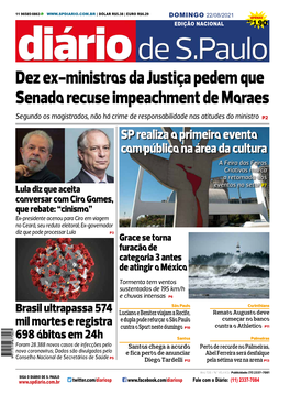Dez Ex-Ministros Da Justiça Pedem Que Senado Recuse Impeachment De Moraes