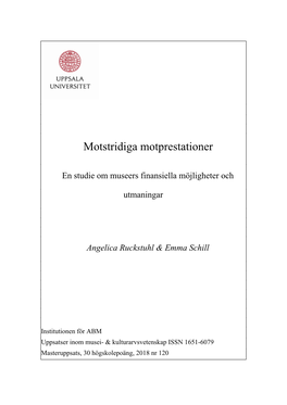 Motstridiga Motprestationer