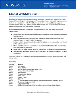 Global Webmax Plus