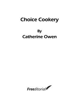 Choice Cookery