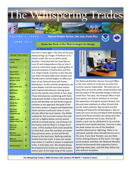 VOLUME 2, ISSUE 1 National Weather Service | San Juan, Puerto Rico