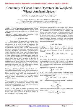 Continuity of Gabor Frame Operators on Weighted Wiener Amalgam Spaces