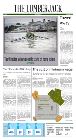 The Lumberjack, April 2, 2014