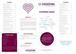 LC Catering Menu HB