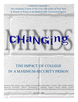 The Impact of College in a Maximum-Security Prison