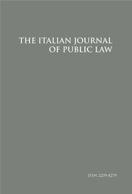 The Italian Journal of Public Law