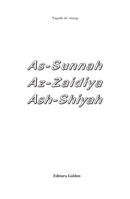 As-Sunnah Az-Zaidiya Ash-Shiyah