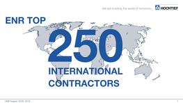 Enr Top International Contractors