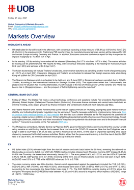 Markets Overview