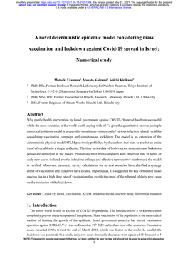 A Novel Deterministic Epidemic Model Considering Mass