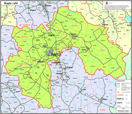 Rapla Vald Masti L I Vardja Nurga Sutlema a V J a Kaart on Valmistatud Maa-Ametis