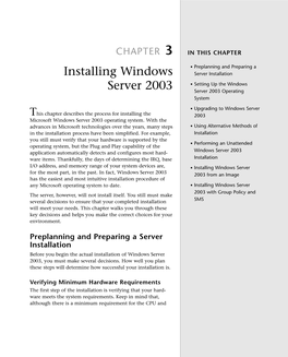 Installing Windows Server 2003 with Group Policy and the Server, However, Will Not Install Itself