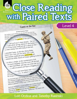 Level 4 Close with Paired Reading Texts
