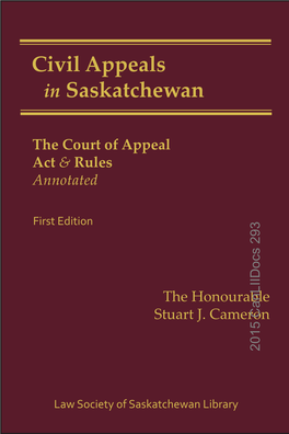 Civil Appeals in Saskatchewan