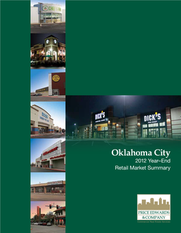 Oklahoma City 2012 Year–End Retail Market Summary TABLE of CONTENTS